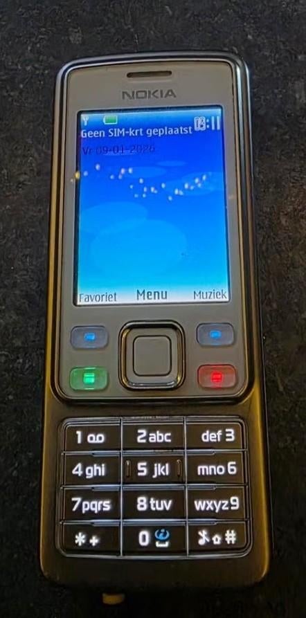 Classic Nokia 6300, Ophalen, Zo goed als nieuw, Geen camera, Zwart