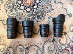 Samyang VDSLR II Cine Lenzenset  — Canon EF — Als nieuw, Ophalen of Verzenden, Zo goed als nieuw, Groothoeklens