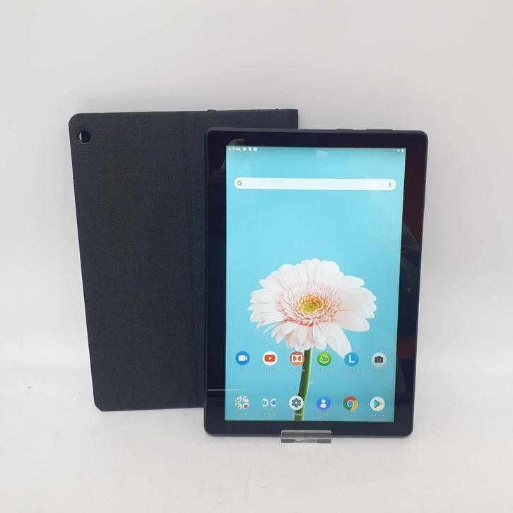 Lenovo Tab M10 32GB Black in Zeer Nette Staat, Computers en Software, Tablet-hoezen, Zo goed als nieuw, Bescherming voor- en achterkant