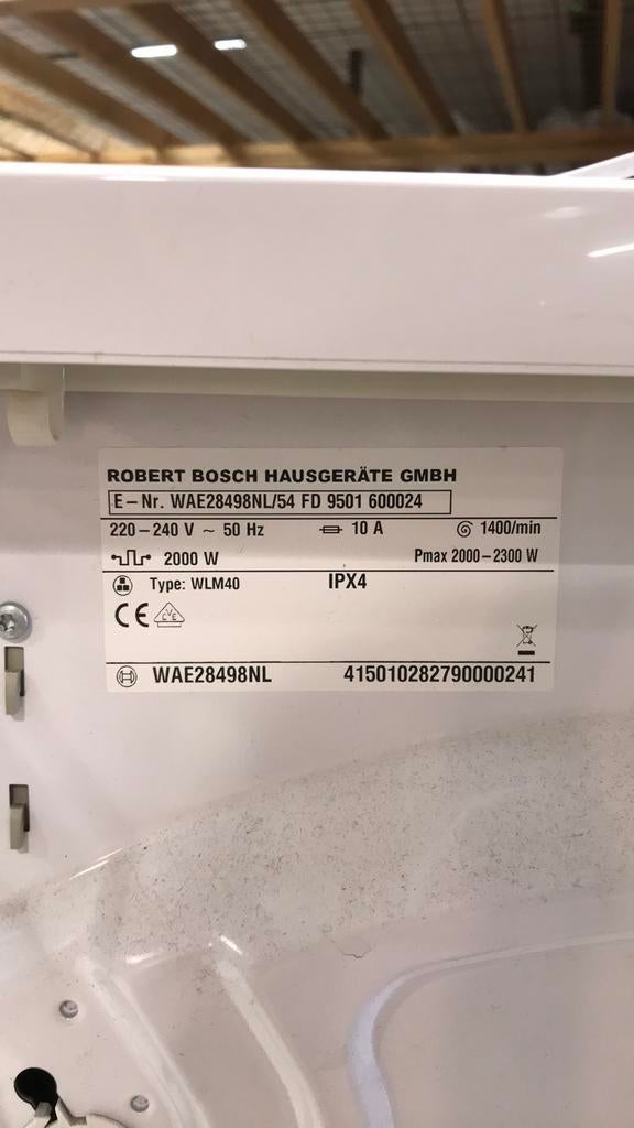 Bosch Wasmachine serie 4 varioperfect, Gebruikt, 4 tot 6 kg, Voorlader, Bosch