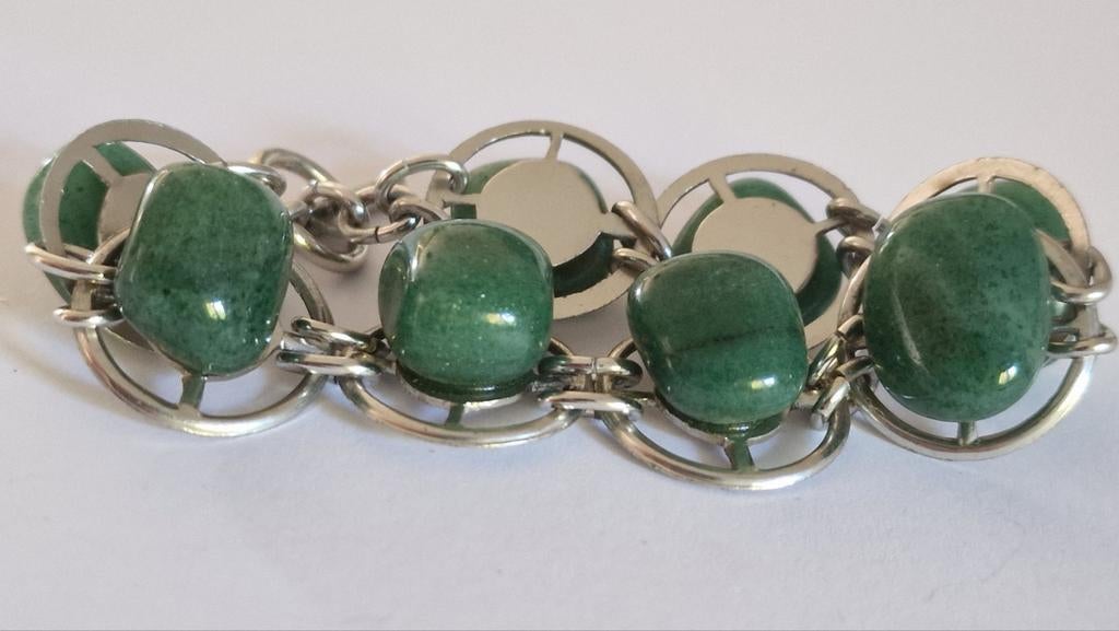 Armband, Ophalen of Verzenden, Groen, Overige materialen