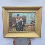 Rustende visser E. Schmidt (ingelijst), Ophalen of Verzenden