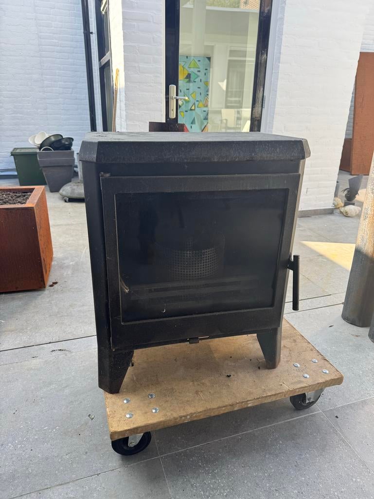 Houtkachel, Ophalen, Gebruikt, Houtkachel, Vrijstaand