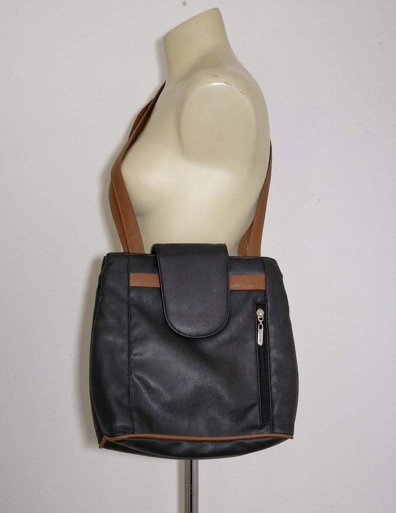 Zwarte designer schoudertas van Joop!, Verzenden, Zo goed als nieuw, Zwart, Schoudertasje