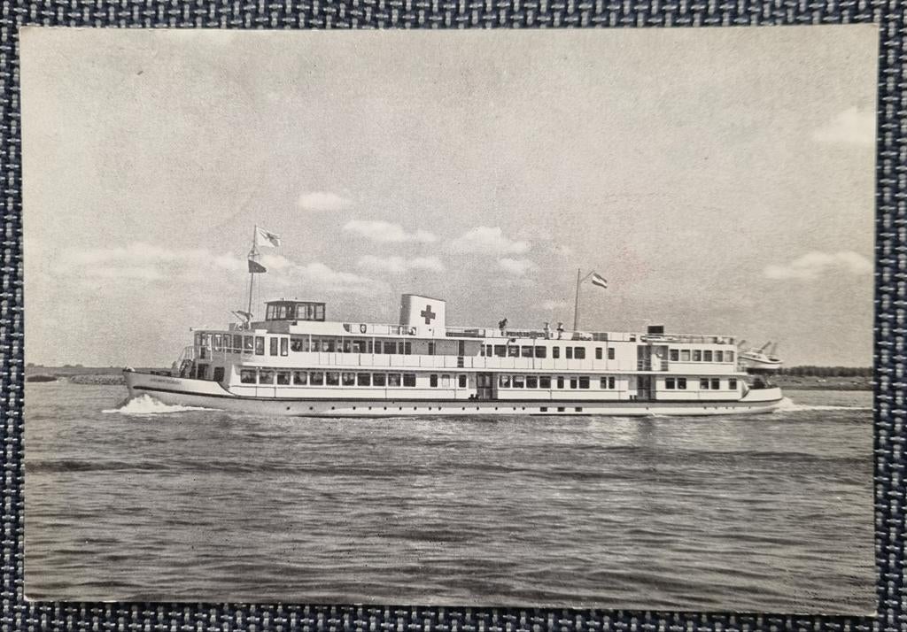 Ansichtkaart Rode Kruis Hospitaalschip 1960, Ophalen of Verzenden, 1940 tot 1960