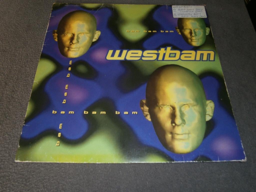WestBam – Bam Bam Bam. '94. Trance, Hardstyle, Hard Trance, Cd's en Dvd's, Vinyl | Dance en House, Gebruikt, Fotohoes, Inclusief binnenhoes