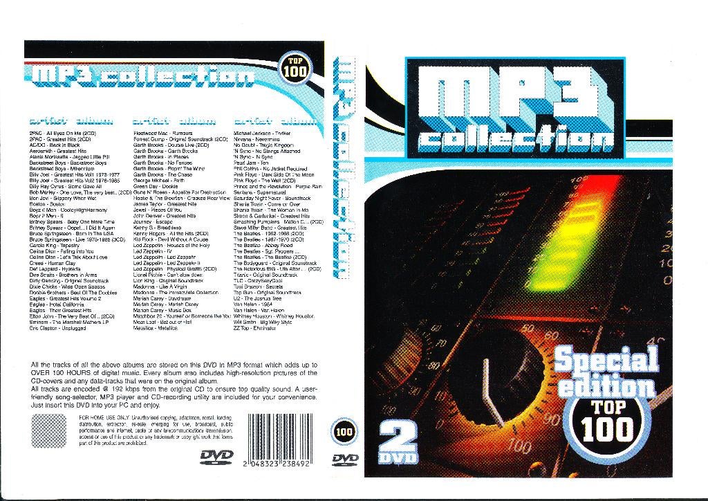 MP3 collection Special edition Top 100  met 2dvd collection, Verzenden, Alle leeftijden, Boxset, Muziek en Concerten