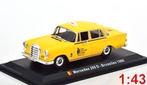 Atlas 1:43 Mercedes Benz 200 D geel 1966 - Bruxelles Taxi, Overige merken, -, Nieuw, Ophalen of Verzenden