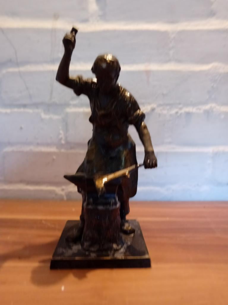 metalen beeld, Ophalen, Zo goed als nieuw, Mens