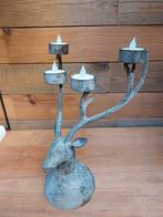 Brocante kandelaar hert, Ophalen, Minder dan 25 cm