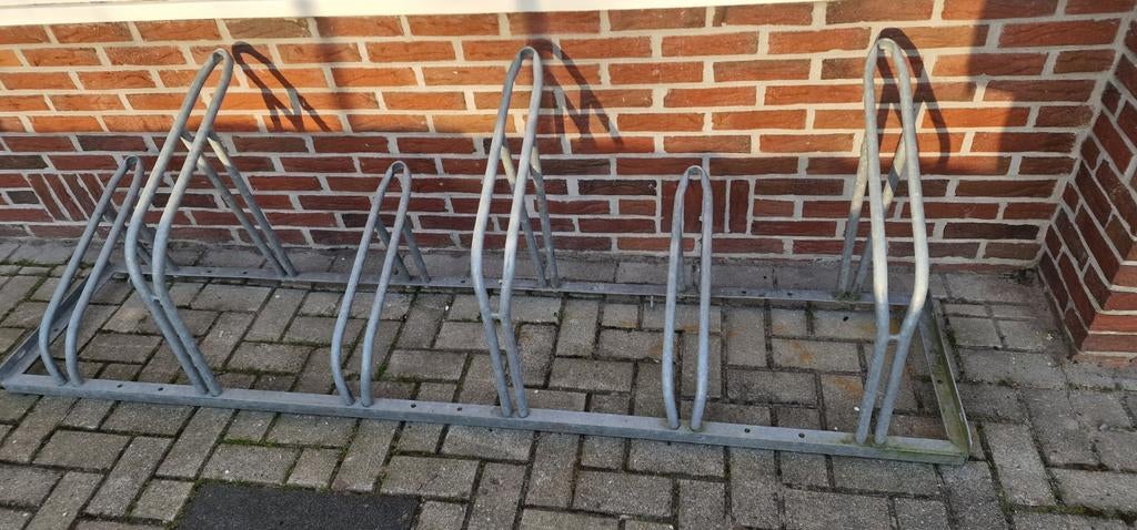 Gegalvaniseerd fietsenrek - 225 cm breed - Goede staat, Ophalen