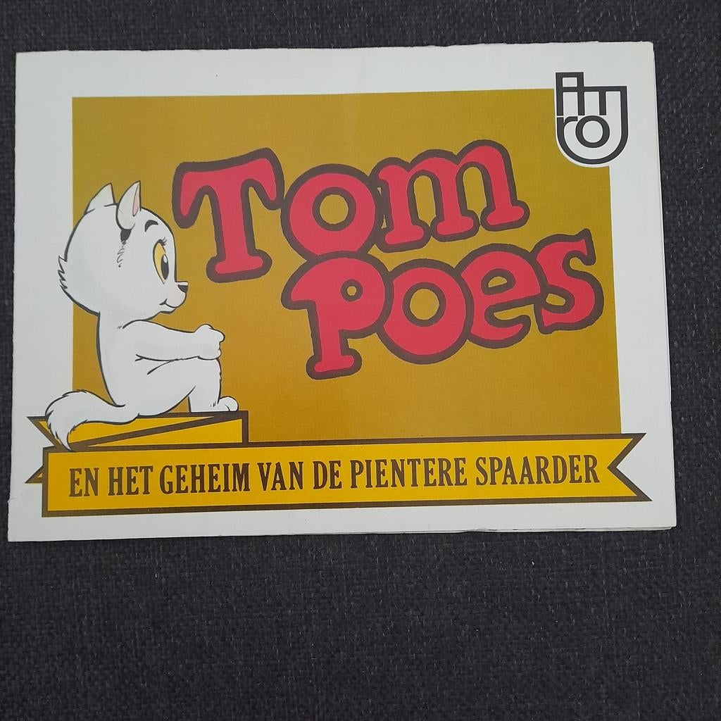 Tom Poes reclame-oblong Amrobank 1974, Ophalen of Verzenden, Olivier B, Bommel en Tom Poes, Gebruikt