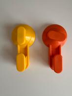 IKEA haakjes - Geel en Oranje zuignap haken, Ophalen of Verzenden, Gebruikt, Kunststof, Wandhaken