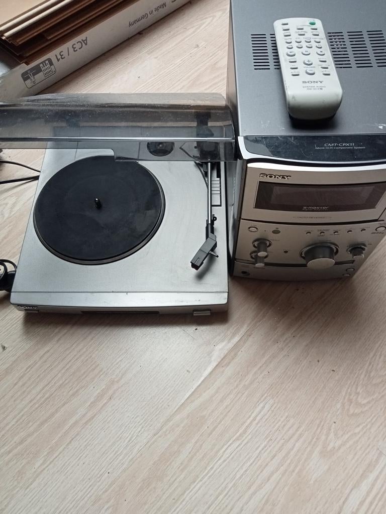 Sony CMT-CTX 11  micro set met draaitafel., Verzenden, Sony