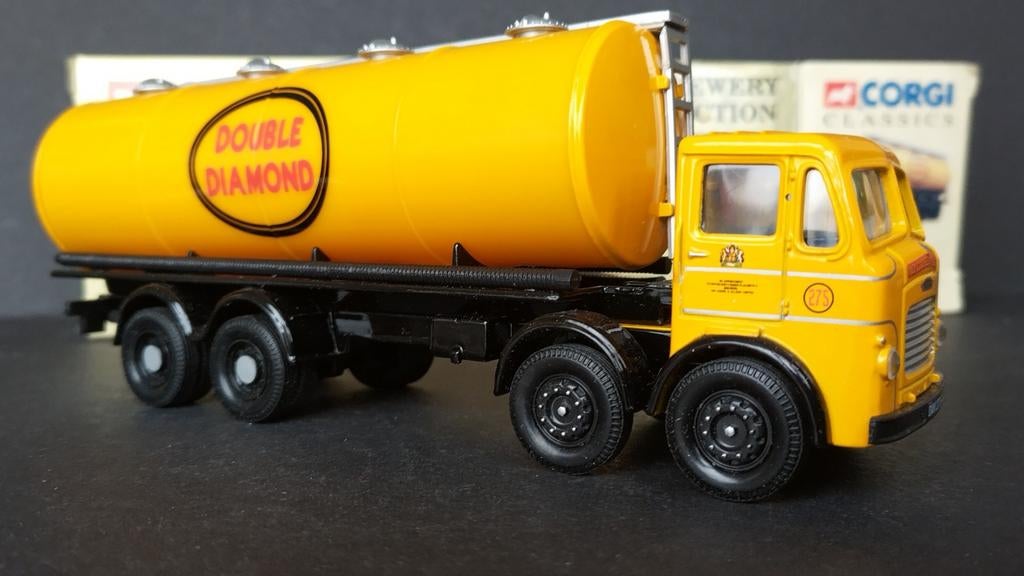 Leyland Cylindrical Tanker Double Diamond 1:50 Corgi Pol, Corgi@corgi.co.uk, Corgi Classics Ltd, Nieuw, Corgi