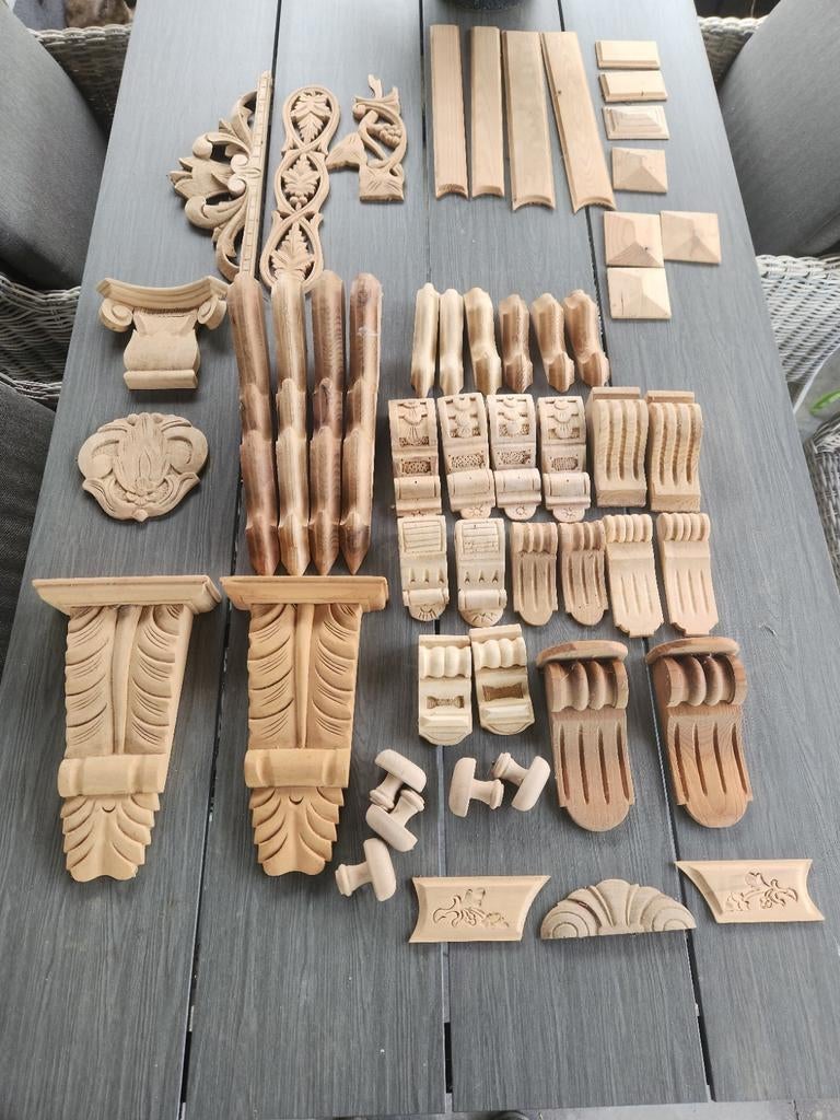 Diverse Houten Meubel Ornamenten en Decoraties, Ophalen of Verzenden