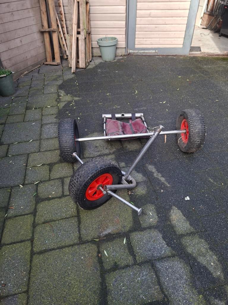 Vlieger Buggy T.E.A.B. - Klaar voor actie!, Sport en Fitness, Vliegeren, Ophalen, Gebruikt, Drielijns, Vlieger