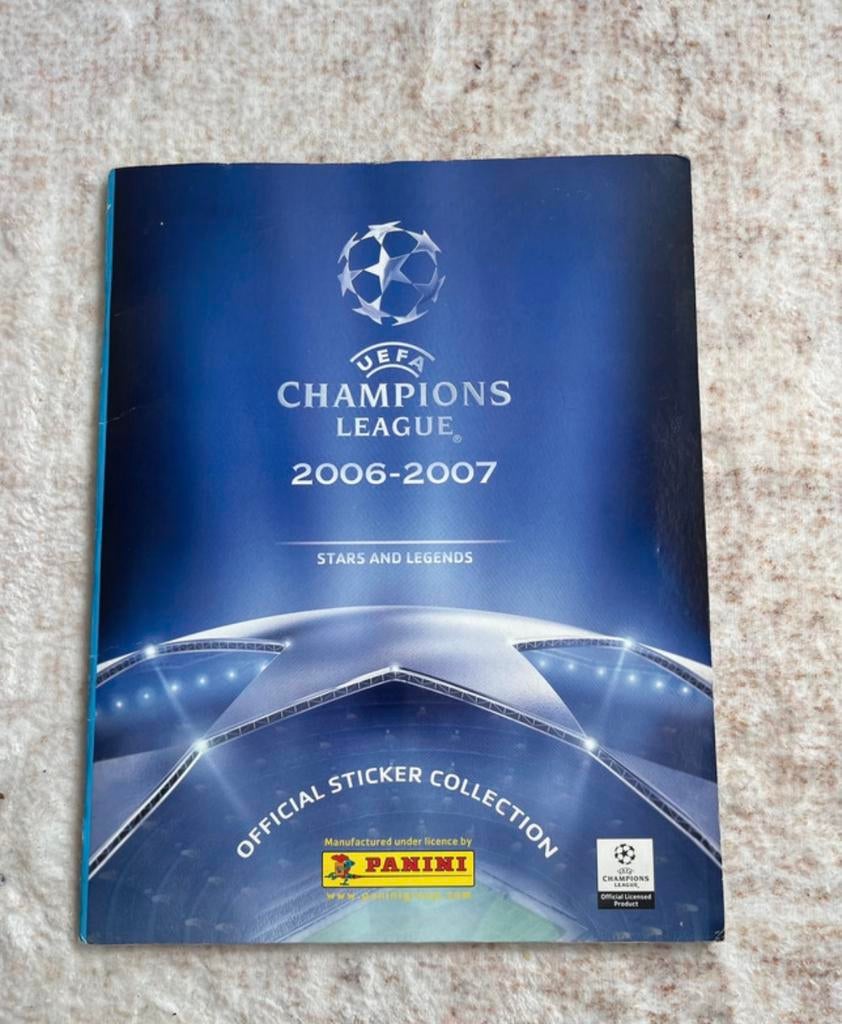 Panini 2006 - 2007 champions league, Ophalen of Verzenden, Zo goed als nieuw, Buitenlandse clubs, Poster, Plaatje of Sticker