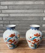 2 Oosterse Vazen kersenbloesem Sato Gordon, Antiek en Kunst, Ophalen