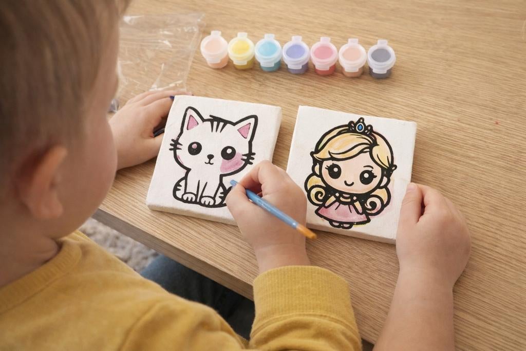 Leuke Canvas Setjes voor Kinderen - Schilderen op Nummer, Ophalen of Verzenden, Nieuw, Schilderen op nummer