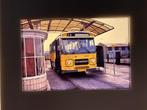 Oude dia gele autobus VAD, Verzenden, Zo goed als nieuw, Bus of Metro, Overige typen