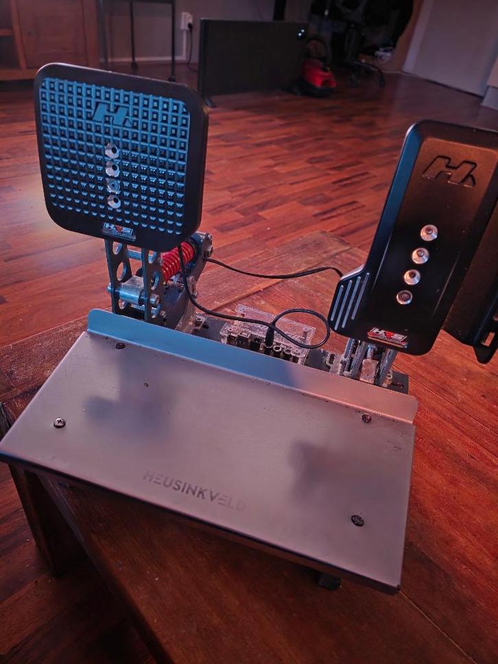 Heusinkveld Sprint + HRS pedal plates + Simagic Haptic, Computers en Software, Joysticks, Gebruikt, Ophalen of Verzenden