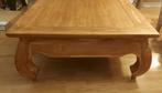 Teak opium salontafel rechthoekig, Ophalen, Gebruikt, 100 tot 150 cm, Teakhout