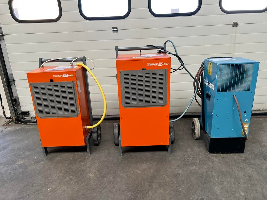 BOUWDROGER TE HUUR, Ophalen of Verzenden, Zo goed als nieuw, Ventilator