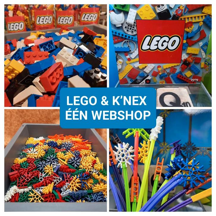 Lego en K'nex in één webshop met helpdesk, Kinderen en Baby's, Speelgoed | Bouwstenen, Gebruikt, Overige merken, Ophalen of Verzenden