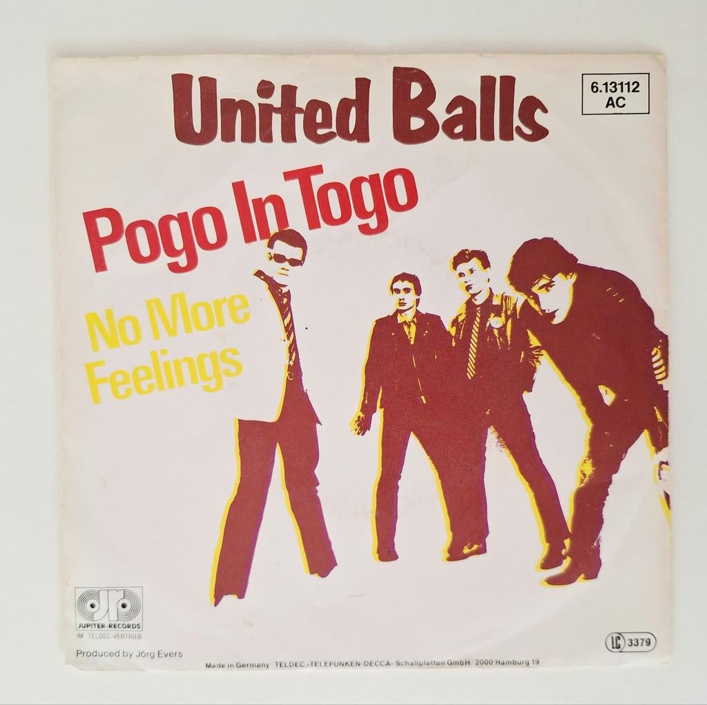 Vinyl 7" single United Balls - Pogo In Togo, Cd's en Dvd's, Gebruikt, 7 inch, Single, Ophalen of Verzenden