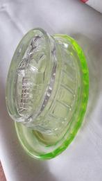 AJ Polak Bruintje Beer Boterpers 1930 Uraniumglas, Ophalen of Verzenden