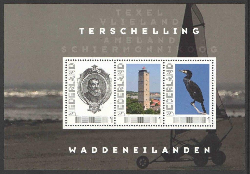 Postzegels Waddeneilanden: Terschelling 3, Ophalen of Verzenden, Na 1940, Postfris
