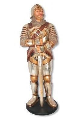 Ridderbeeld 180 cm - ridder beeld met zwaard, Verzamelen, Beelden en Beeldjes, Ophalen, Nieuw, Overige typen