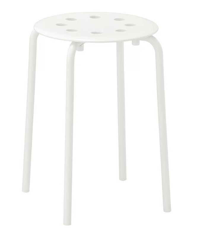 IKEA Marius krukje (wit), Ophalen, Gebruikt, Kunststof