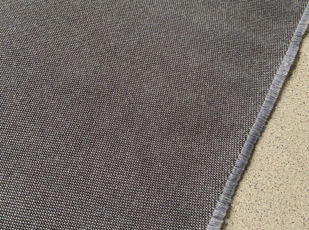 Kvadrat Rime 741; grijsblauw+grijs; restant meubelstof, Wol, 120 cm of meer, Ophalen of Verzenden, Grijs