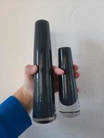 Dutz Vaasje - Set van 2 glazen vazen, Blauw, Ophalen of Verzenden, Minder dan 50 cm, Glas