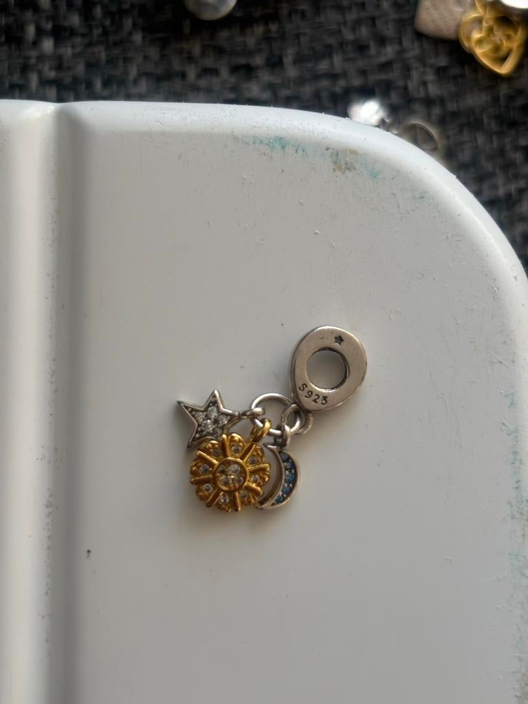 Diverse Bedels Pandora Stijl, Sieraden, Tassen en Uiterlijk, Bedels, Overige merken, Overige materialen, Gebruikt, Ophalen of Verzenden