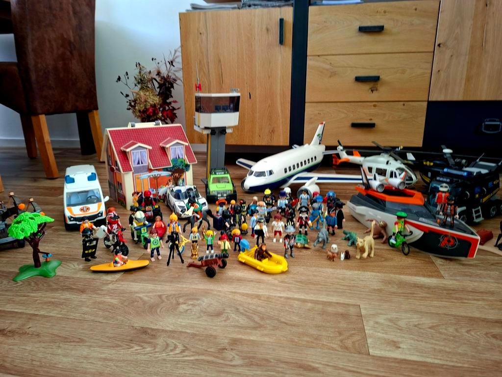 Grote Playmobil collectie: voertuigen, figuren & meer!, Kinderen en Baby's, Speelgoed | Playmobil, Ophalen of Verzenden