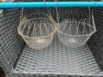OUDE EIERMANDEN DRAADSTAAL PAAS MANDJES INKLAPBAAR VINTAGE, Diversen, Ophalen of Verzenden, Zo goed als nieuw