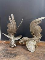 Groot stel kemphanen - Prachtige decoratieve beelden, Ophalen of Verzenden, Gebruikt, Dier