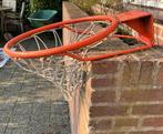 Schelde International basketbalring met net, Sport en Fitness, Basketbal, Ophalen of Verzenden, Gebruikt, Ring, Bord of Paal