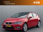 SEAT Leon 1.8 TSI 180pk DSG FR | Panorama | 18" | Leder Alca, Gebruikt, Zwart, 4 cilinders, Bedrijf