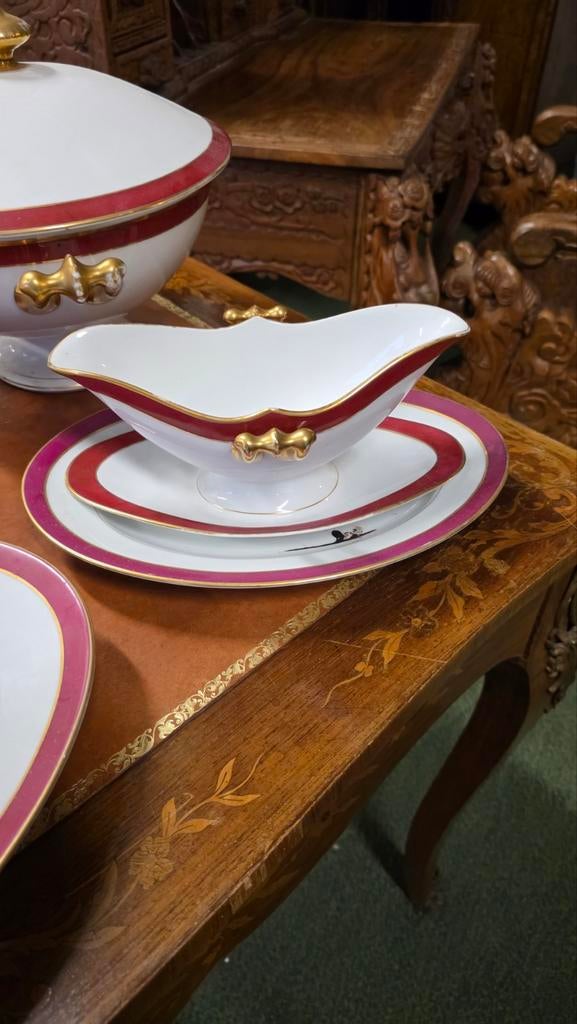 Antiek 11-delig Hützenreuther  Servies, Ophalen of Verzenden