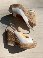Paloma Barcelo wedges slingbacks wit maat 37, Wit, Zo goed als nieuw, Sandalen of Muiltjes, Ophalen of Verzenden