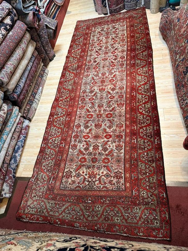 Antik Perzisch Tapijt Malayer loper Runner Rug 171 x 124 cm, Huis en Inrichting, Stoffering | Tapijten en Kleden, Gebruikt, 150 tot 200 cm