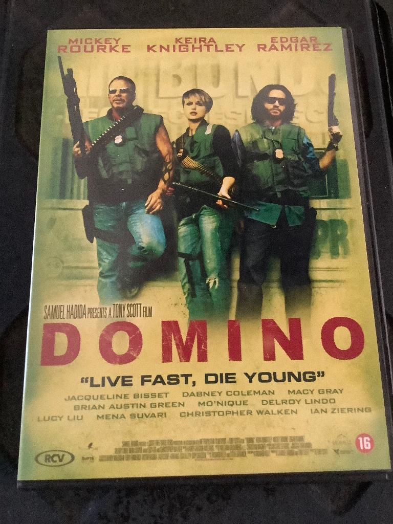 Domino dvd, Vanaf 16 jaar, Ophalen of Verzenden, Zo goed als nieuw, Actie