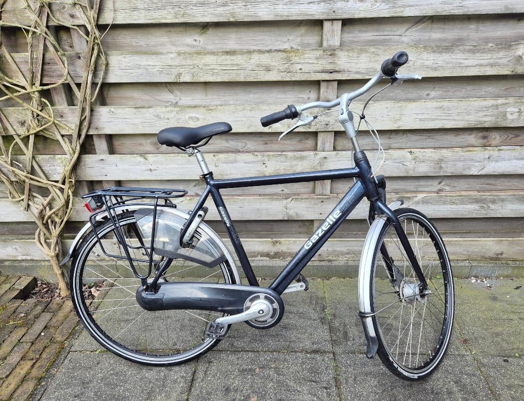 Heren Gazelle stadsfiets, Fietsen en Brommers, Fietsen | Heren | Herenfietsen, Ophalen, Gebruikt, Versnellingen, 57 tot 61 cm
