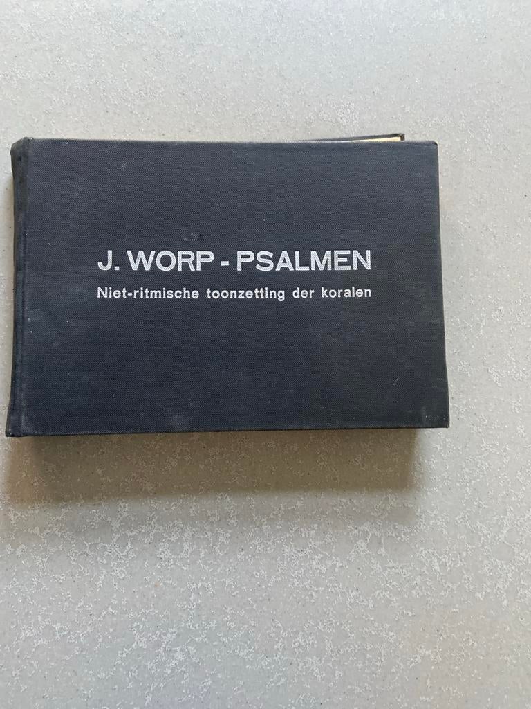 J. Worp - Psalmen: Niet-ritmische toonzetting der koralen, Muziek en Instrumenten, Bladmuziek, Gebruikt, Ophalen of Verzenden