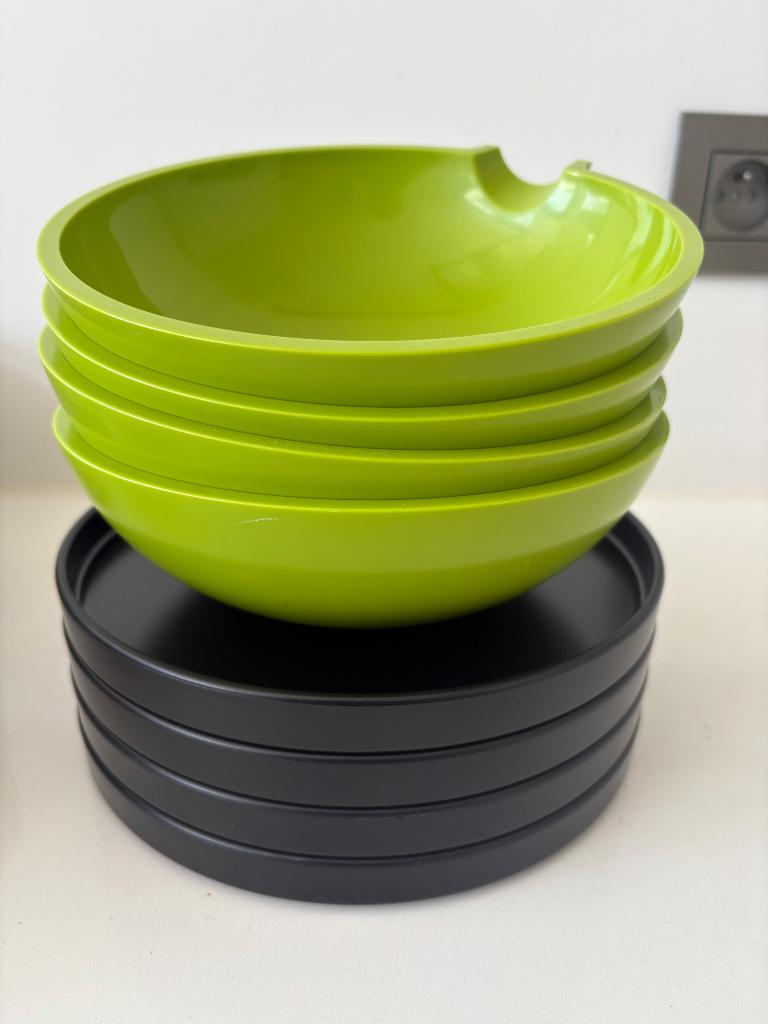 Iittala 4 schalen Konstantin Grcic, Overige materialen, Ophalen of Verzenden, Overige stijlen, Schaal of Schalen