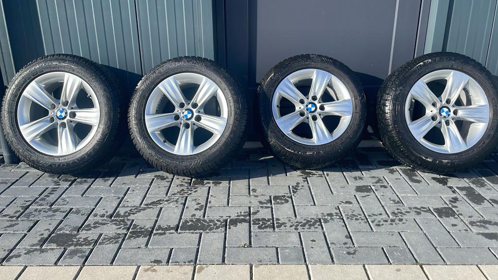 16 Orginele BMW F30 F31 F36 F32 Velgen+Winterbanden 5x120, Gebruikt, 16 inch, Banden en Velgen, Personenwagen